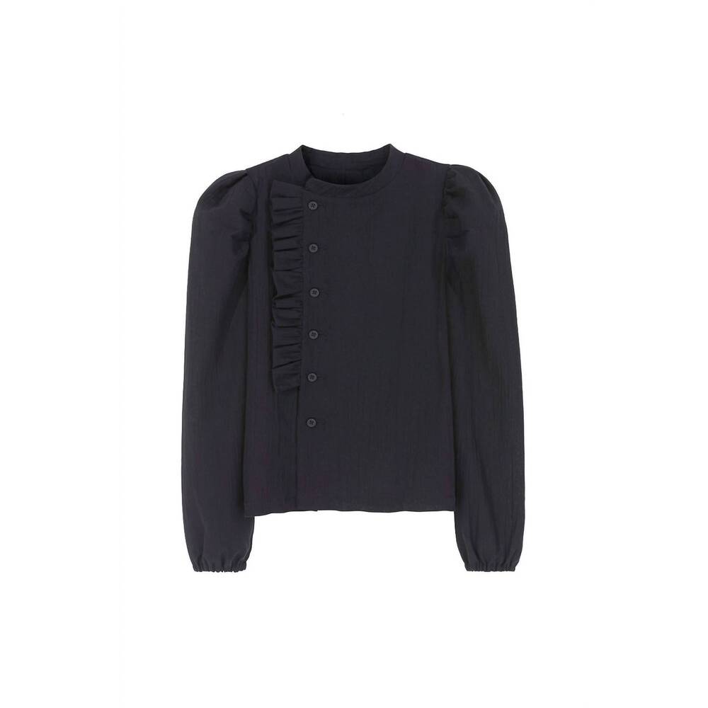 NEW KIDS ON THE MOON girl's nightflower blouse in black